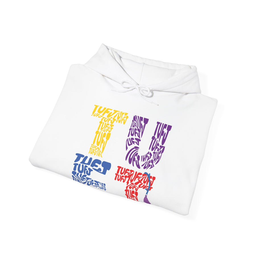 TUFJ Multicolor Repeat Unisex Hoodie