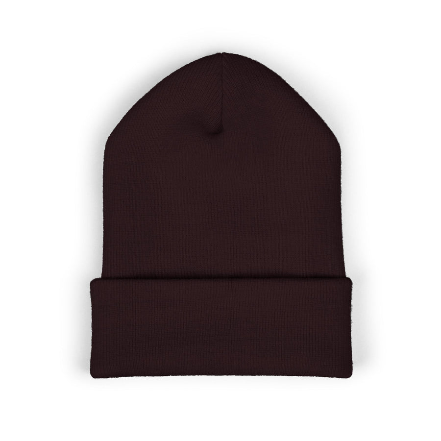 Tassel T Up Cuffed Beanie
