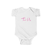 Tassel Up Cursive Infant Fine Jersey Bodysuit