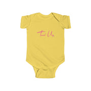 Tassel Up Cursive Infant Fine Jersey Bodysuit