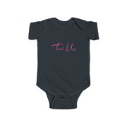 Tassel Up Cursive Infant Fine Jersey Bodysuit
