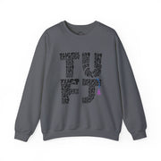 TUFJ Black Repeat Unisex Sweatshirt