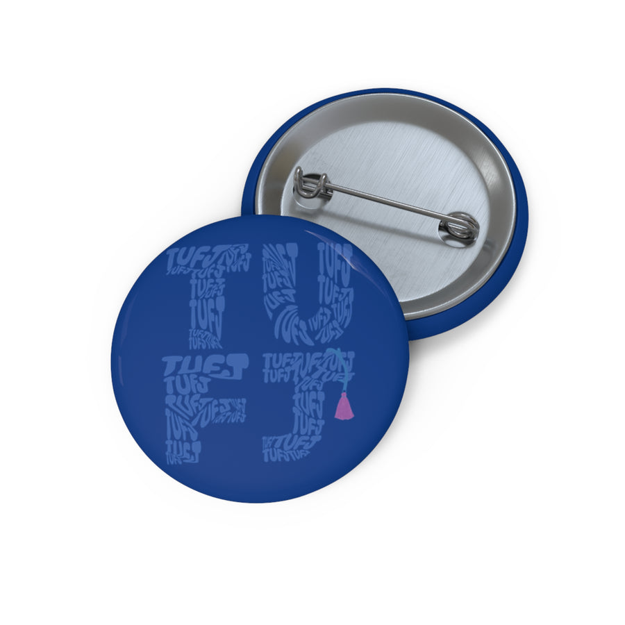 TUFJ Repeat Blue Pin Buttons