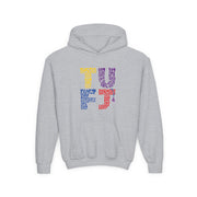 TUFJ Multicolor Repeat Youth Heavy Blend Hoodie
