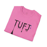 TUFJ Black Print Drip Unisex Softstyle T-Shirt