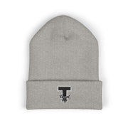 Tassel T Up Cuffed Beanie