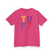 TUFJ Multi Color Repeat Kids Heavy Cotton™ Tee