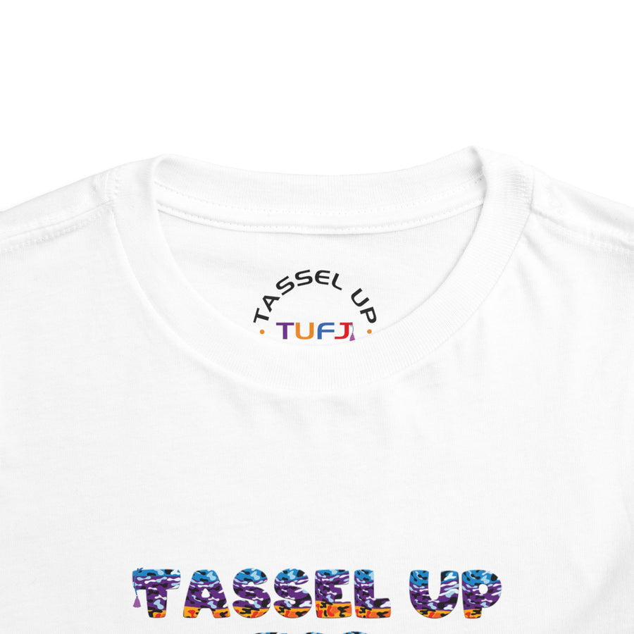 Tassel Up For Jesus Camo Toddler Short Sleeve Tee