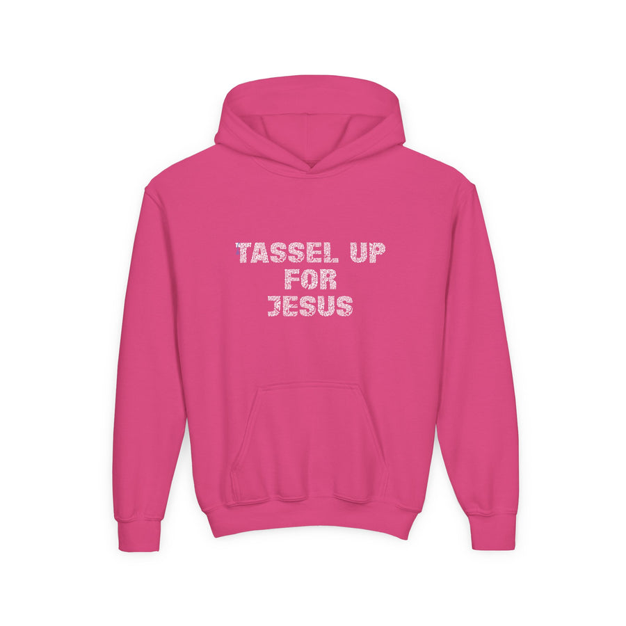 Tassel Up For Jesus Repeat Youth Heavy Blend Hoodie