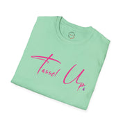 Tassel Up Pink Cursive Softstyle Unisex T-Shirt