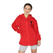 Tassel Cross Unisex Full-Zip Windbreaker Jacket