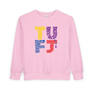 TUFJ Multicolor Repeat Toddler Sweatshirt