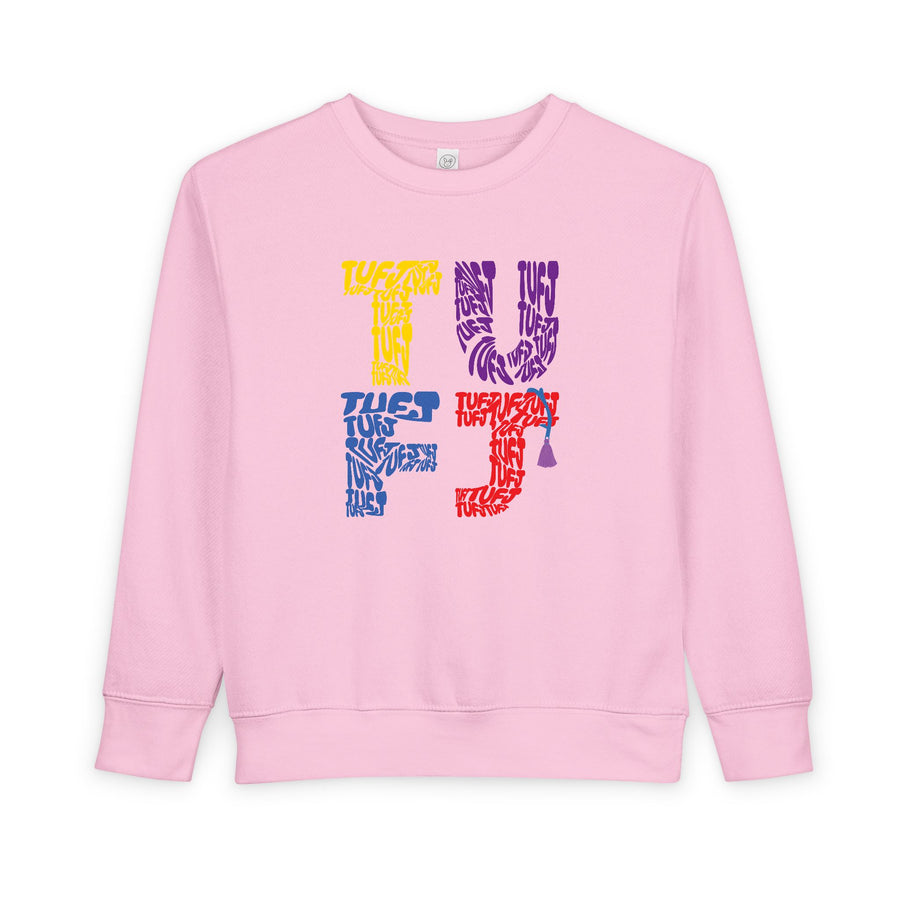 TUFJ Multicolor Repeat Toddler Sweatshirt