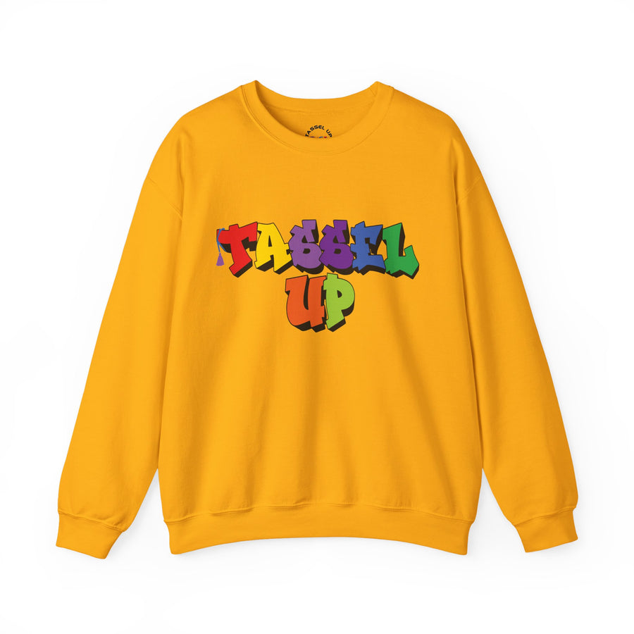 Tassel Up Graffiti Unisex Sweatshirt