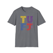 TUFJ Multi Color Repeat Unisex Softstyle T-Shirt