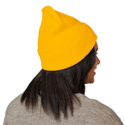 Tassel T Up Cuffed Beanie