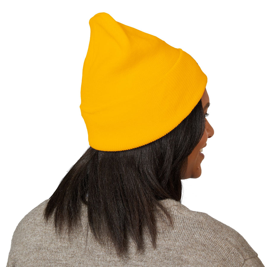 Tassel T Up Cuffed Beanie