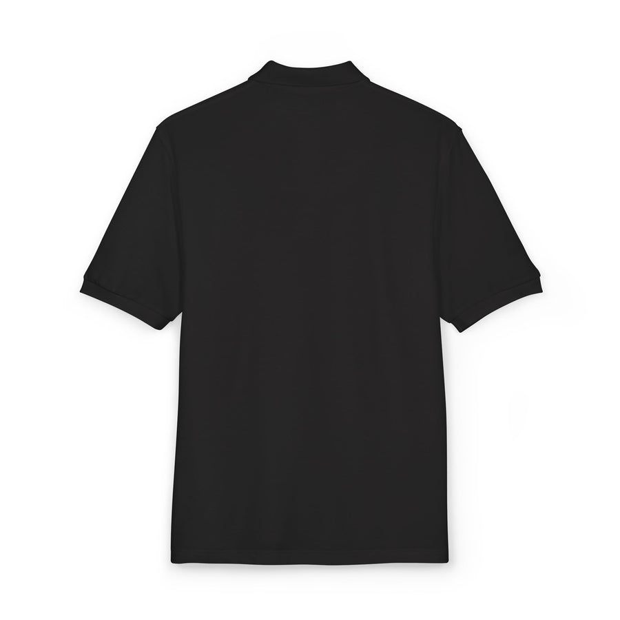 Tassel Up Cursive Unisex Polo Shirt (Embroidery)
