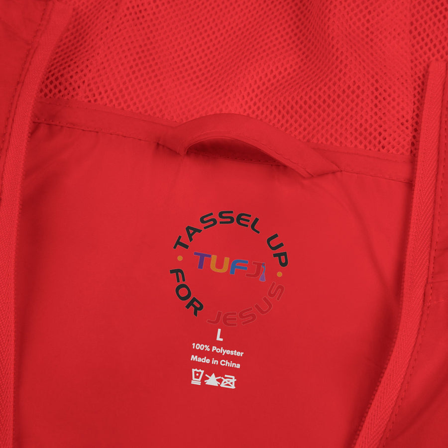 Tassel Up For Jesus Logo Unisex Full-Zip Windbreaker Jacket