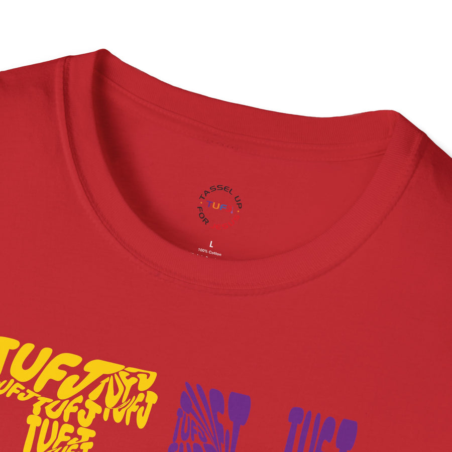 TUFJ Multi Color Repeat Unisex Softstyle T-Shirt