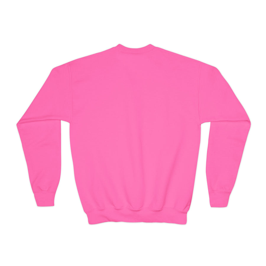 Tassel Up Cursive Youth Crewneck Sweatshirt