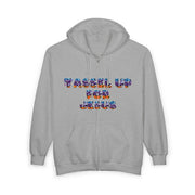 Tassel Up For Jesus Camo Unisex Heavy Blend Full Zip Hoodie