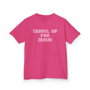 Tassel Up For Jesus Repeat Kids Heavy Cotton™ Tee