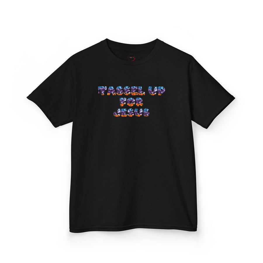 Tassel Up For Jesus Camo Kids Heavy Cotton™ Tee