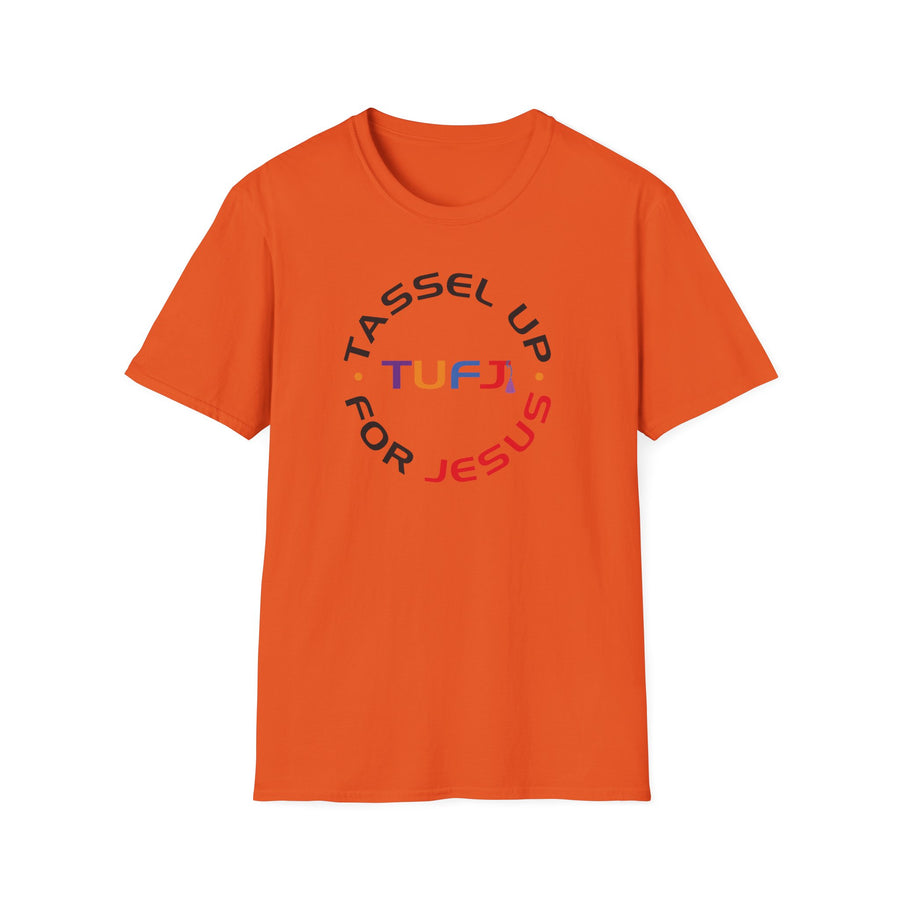 Tassel Up for Jesus logo Unisex Softstyle T-Shirt