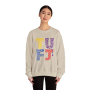 TUFJ Multicolor Repeat Unisex Sweatshirt
