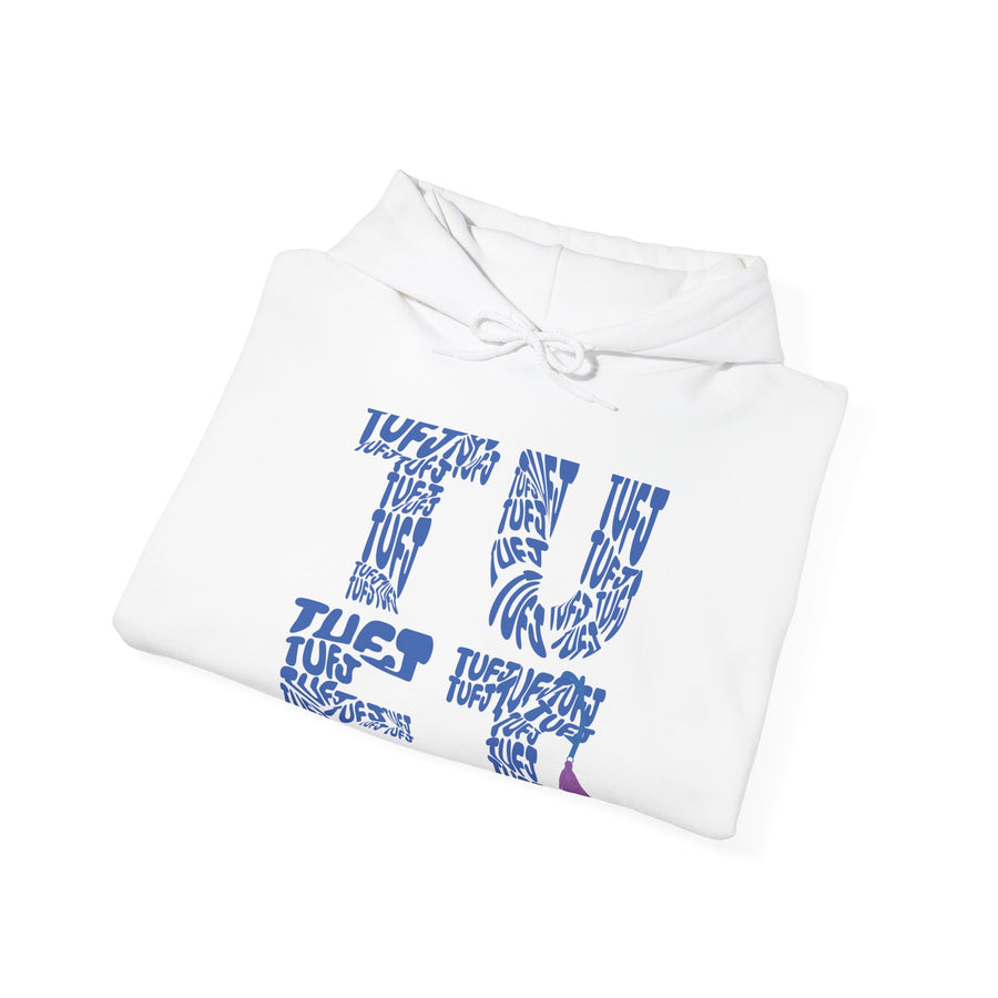 TUFJ Blue Repeat Unisex Hoodie
