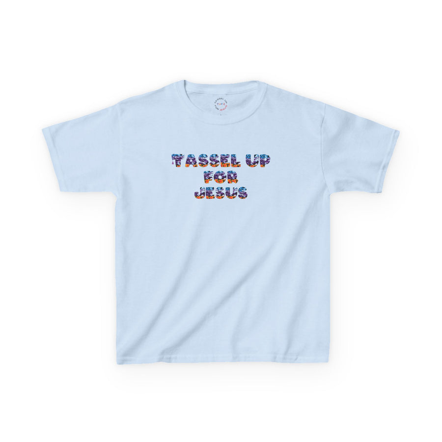 Tassel Up For Jesus Camo Kids Heavy Cotton™ Tee