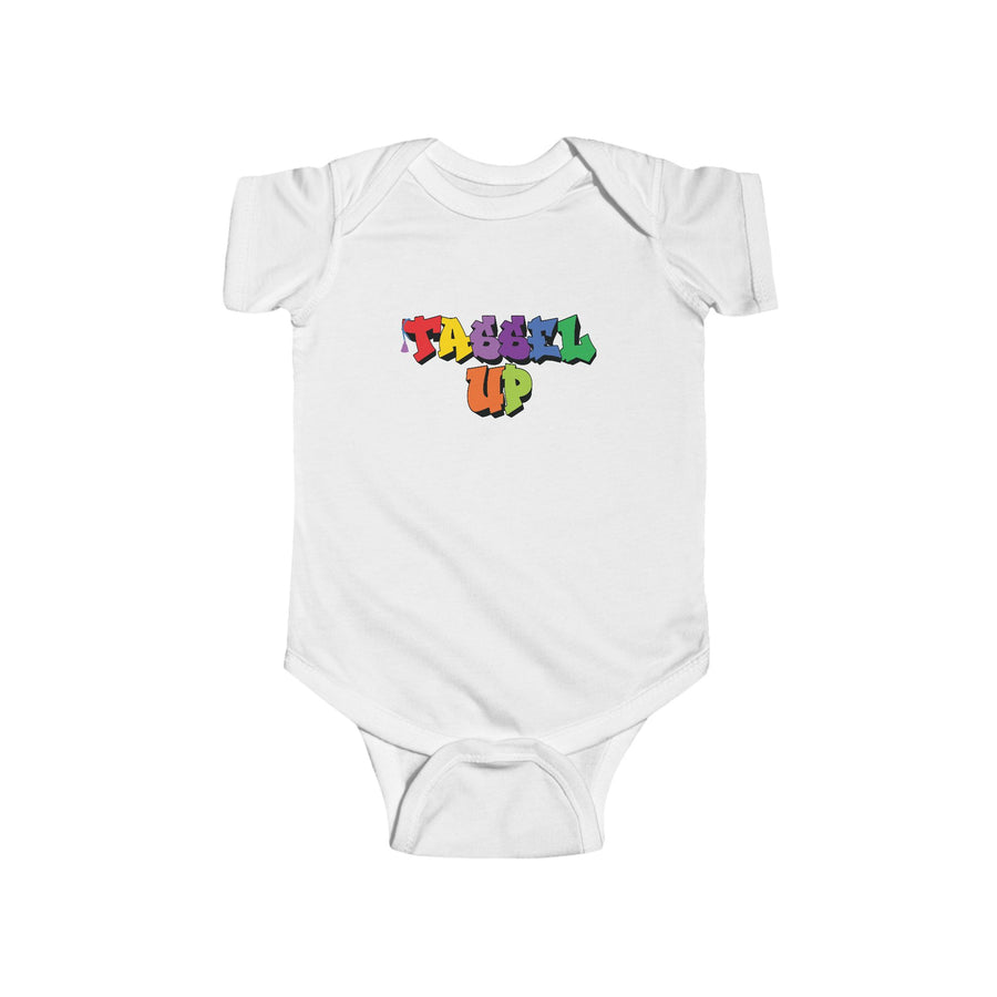 Tassel Up Graffiti Infant Fine Jersey Bodysuit