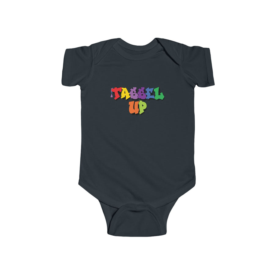 Tassel Up Graffiti Infant Fine Jersey Bodysuit