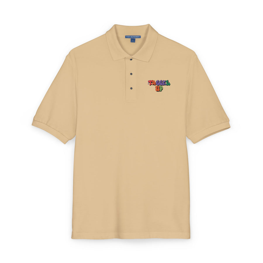 Tassel Up Graffiti Unisex Polo Shirt (Embroidery)