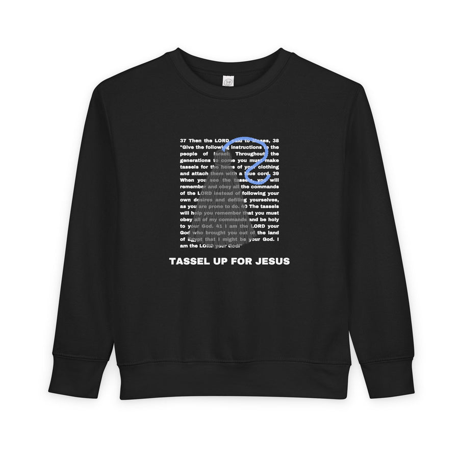 Numbers 15:37-41 Bible Verse Toddler Sweatshirt