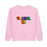 Tassel Up Graffiti Toddler Sweatshirt