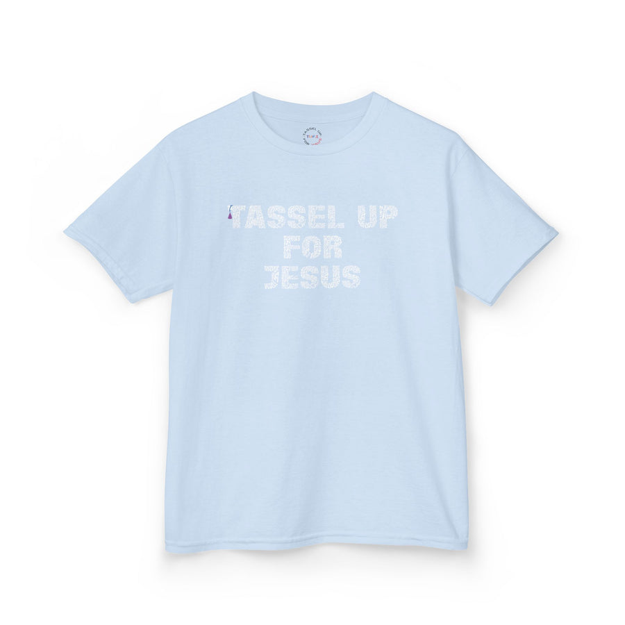 Tassel Up For Jesus Repeat Kids Heavy Cotton™ Tee