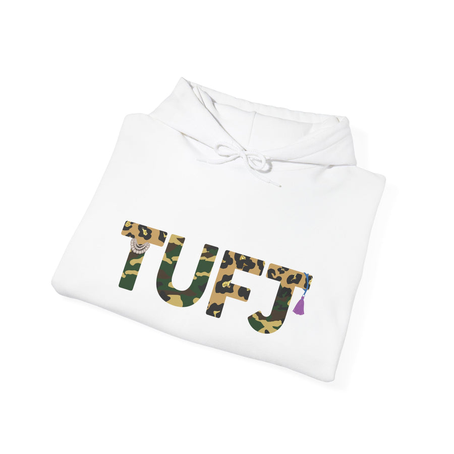 TUFJ  Camo Leopard And Pearls Unisex Hoodie