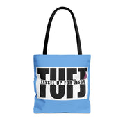 Light Blue TUFJ Tote Bag