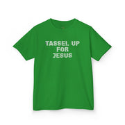 Tassel Up For Jesus Repeat Kids Heavy Cotton™ Tee