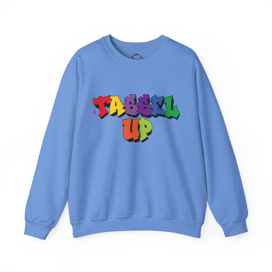Tassel Up Graffiti Unisex Sweatshirt