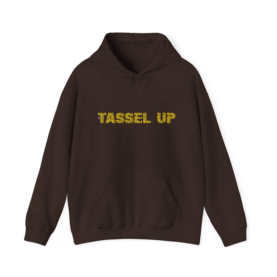 Tassel Up Yellow Repeat Unisex Hoodie