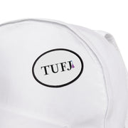 White TUFJ Iron-On Patch
