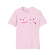 Tassel Up Pink Cursive Softstyle Unisex T-Shirt