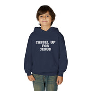 Tassel Up For Jesus Repeat Youth Heavy Blend Hoodie