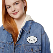 White TUFJ Iron-On Patch