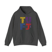 TUFJ Multicolor Repeat Unisex Hoodie
