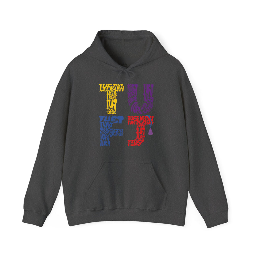 TUFJ Multicolor Repeat Unisex Hoodie