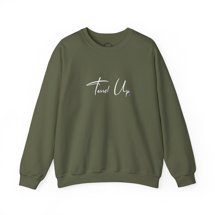 Tassel Up Cursive Unisex Sweatshirt